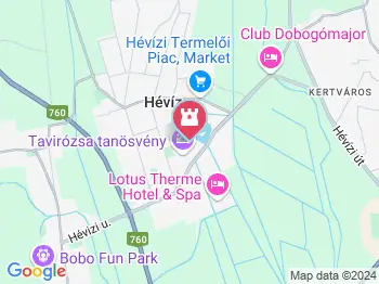 Dr. Schulhof Vilmos sétány Hévíz a térképen