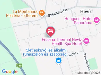 Feng Shui Wellness Apartmanház Hévíz a térképen