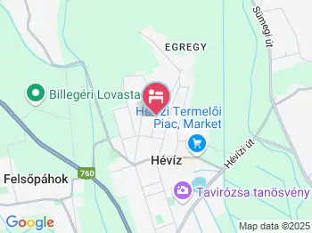 Flóra Villa Hévíz a térképen