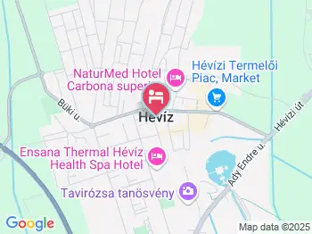 Főnix Panzió Hévíz a térképen