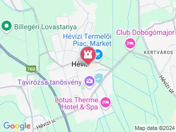 Fontana Filmszínház Hévíz a térképen