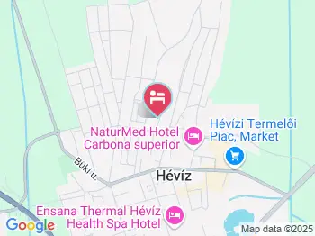 Fortuna 7 Apartments Hévíz a térképen