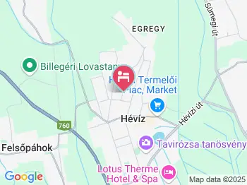 Fortuna Villa II Hévíz a térképen