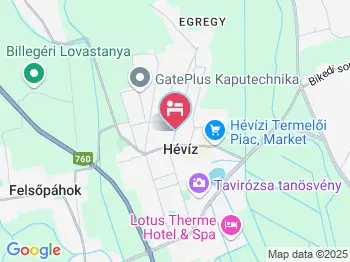 Gabi Villa Hévíz a térképen