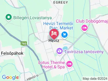 Garda Apartman Hévíz a térképen