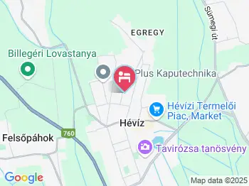 Gelencsér Panzió Hévíz a térképen