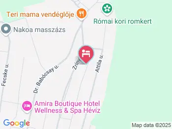 Gizi Néni Vendégháza Hévíz a térképen