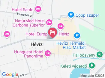 Guszti Villa Hévíz a térképen