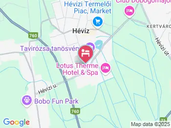 Ensana Thermal Aqua Hévíz a térképen