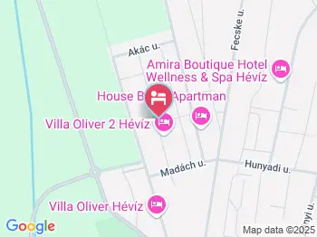 Hegyi Panzió Hévíz a térképen