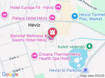 Hévíz Galéria Hévíz a térképen