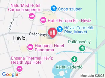 Hévíz Lacikonyha Hévíz a térképen