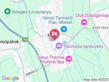 Hévíz Villa Familia Hévíz a térképen