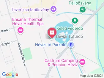 Hévízi-tó Hévíz a térképen