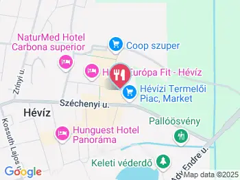 Hofbräu Vendéglő Hévíz a térképen