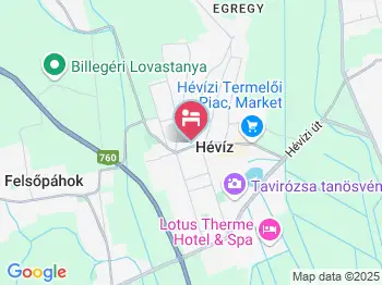 Holiday Club Apartman Hévíz a térképen