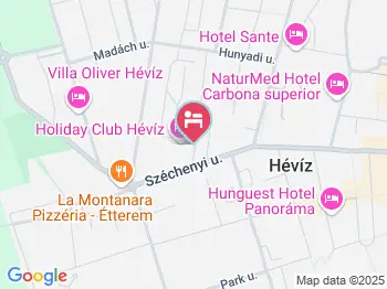 Holiday Club Apartman Hotel Hévíz Hévíz a térképen