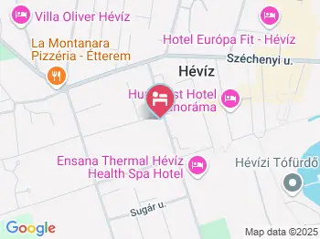 Ágnes Hotel Hévíz a térképen