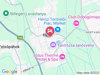 Hotel Alba Hévíz a térképen