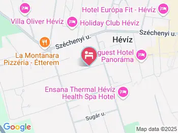 Hotel Aquamarin Hévíz a térképen