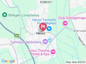 NaturMed Hotel Carbona Hévíz a térképen