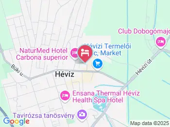 Hotel Európa Fit Hévíz a térképen