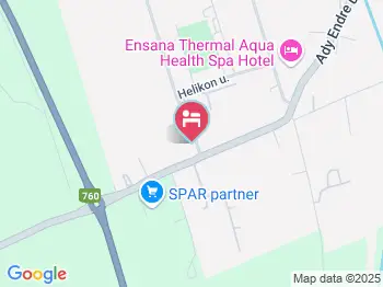 Hunguest Hotel Helios Hévíz a térképen