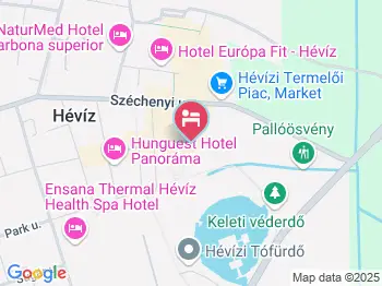 Majerik Hotel Hévíz a térképen