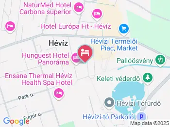 Hunguest Hotel Mirage Hévíz a térképen