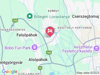 Hotel Napsugár Hévíz Hévíz a térképen