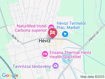 Palace Hotel Hévíz a térképen