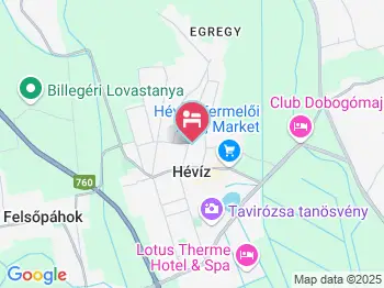 Sante Hévíz Hévíz a térképen