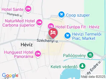 Hotel Zena Hévíz a térképen
