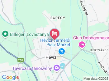 Prestige Ház Hévíz a térképen