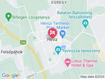 Spa Residence Carbona Thermal Hévíz Iguacu Apartman Hévíz a térképen