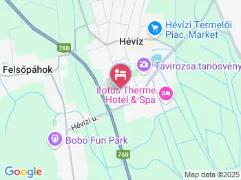 Ilona Apartman Hévíz a térképen