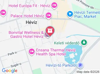 Ivókút - Rózsakert Hévíz a térképen