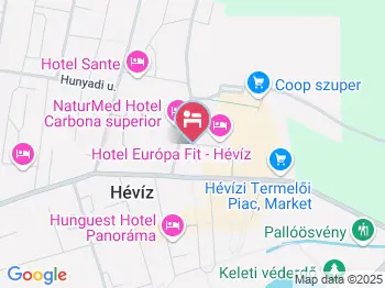 Centrum Apartmanház Hévíz a térképen