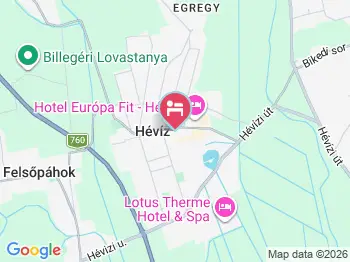 Kaktusz City Apartman Hévíz a térképen