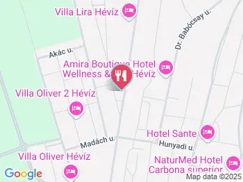 Keserű Cukrászda Hévíz a térképen