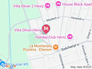 Kiss11 Apartman Hévíz a térképen