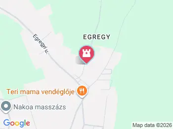 Korok és borok tematikus sétaút Hévíz a térképen