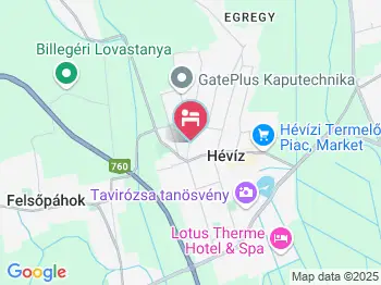 Krokker Vendégház Hévíz a térképen