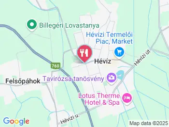 Lamontanara Pizzéria Hévíz a térképen