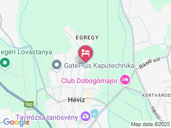 Lekics Ház Hévíz a térképen