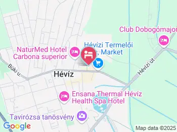 Ludmilla Apartman Hévíz a térképen