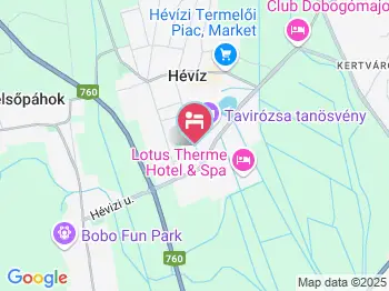 Magdalena Apartmanház Hévíz a térképen