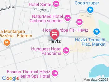 Magdi Panzió Hévíz a térképen