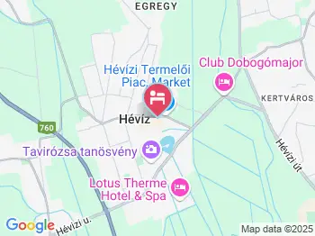 Margareth Apartman Hévíz a térképen