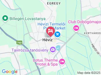 Mari Apartmanház Hévíz a térképen